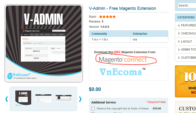 Download free magento extensions from magento connect