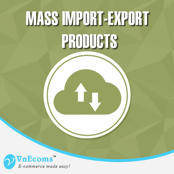 Mass Import/Export Products