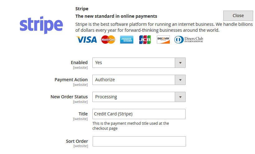Stripe Payment Gateway Magento2 Payment Extension