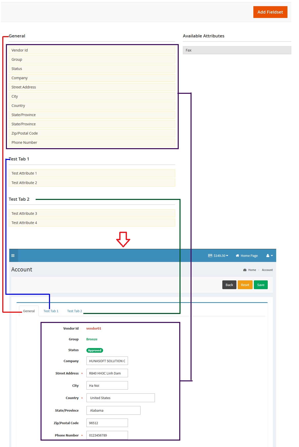 Manage Profile Form