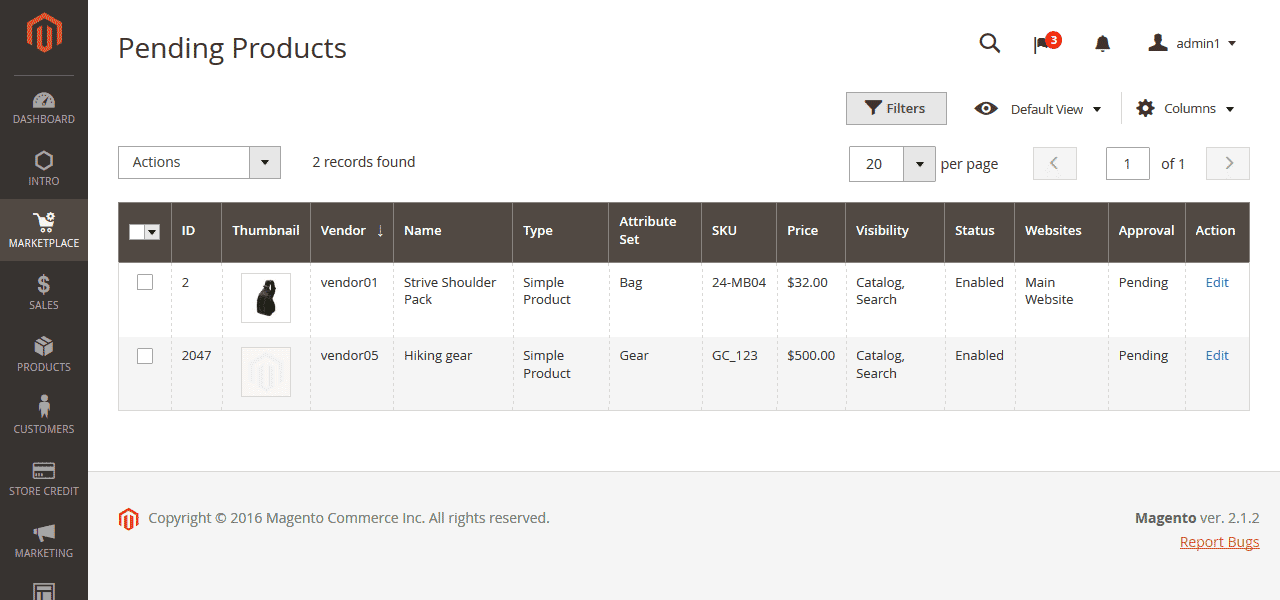 Vendor's Product Approval