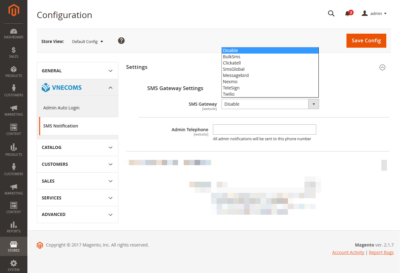 API Configuration