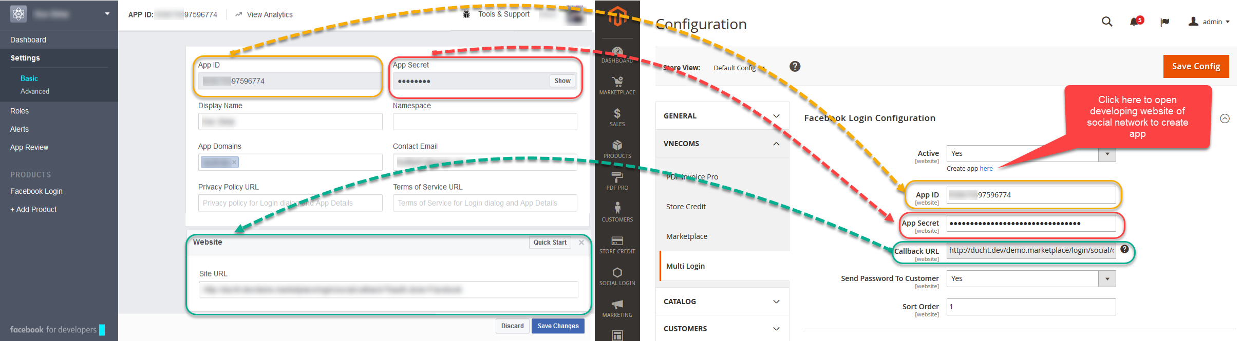 Quickly getting Social network to connect and work